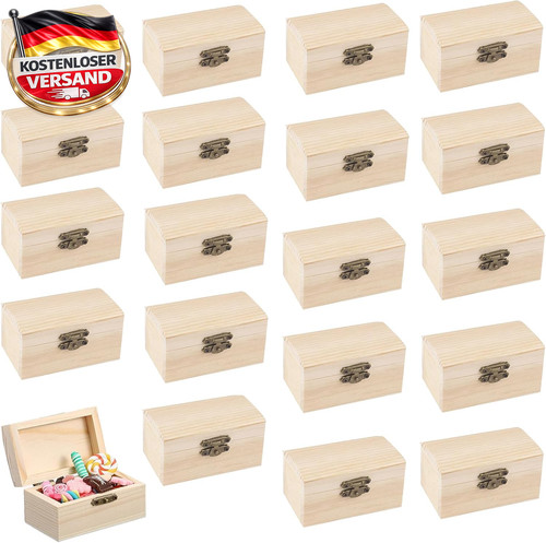 Mini schatzkiste holz - holz, 20