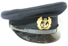 Alte Marine Schirmmütze Bundeswehr Mütze 1975 Militär Marinemütze Uniform Soldat