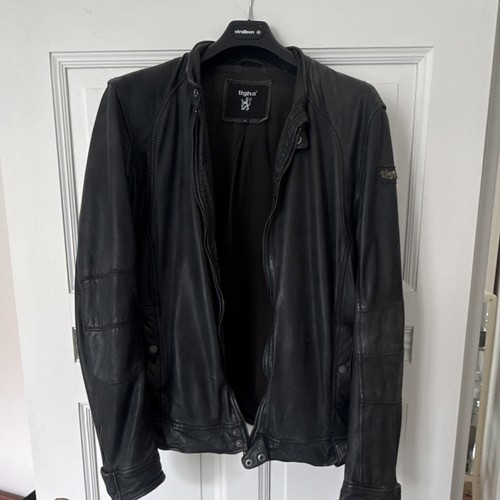 Tigha herren lederjacke - tigha, biker