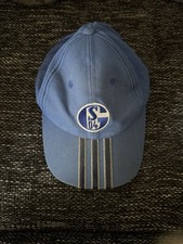 Schalke 04 Cap Kappe Mütze Adidas Blau Fußball Selten Weiß Geschenk Winter Fan