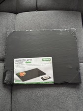 Schiefer 3er-Set Buffet-Platte