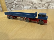 Wiking 1:87 Henschel Pritschensattelzug, alt, älteres Modell, gebraucht