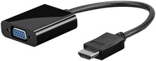 HDMI Auf zu VGA Stecker HD 1080p Adapter Konverter Audio Video Kabel Laptop PC