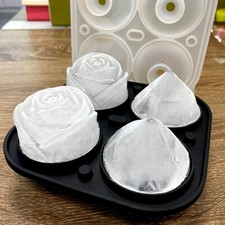 2 x Silikon Eiswürfelform