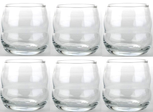 6er set gläser mit blume - gläser,