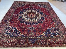 Perserteppich Bachtiar Antik Top Zustand 380x290 Handgeknüpft mit Zertifikat