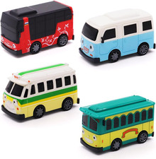 Mini Bus Spielzeug Pull Back Spielzeugautos Buses Modell Set