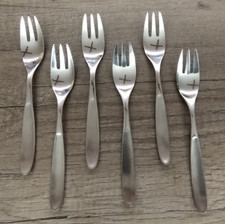 6 Kuchengabeln ca. 15 cm