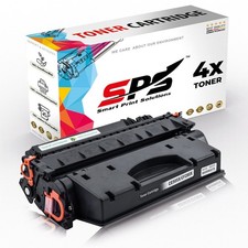 4x Toner 80X CF280X Schwarz