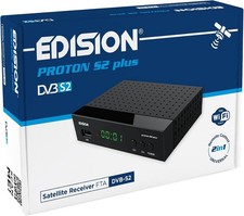 EDISION Proton S2 Plus Full HD Sat Receiver FTA DVB-S2, 2in1 Fernbedienung, HDMI