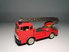 Gama Feuerwehrauto Mercedes 60er Western Germany Blechauto Blechspielzeug Truck