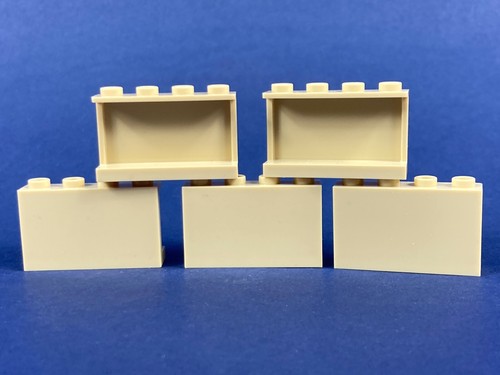 Lego panel wand - panel, tan