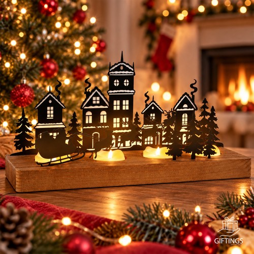 Weihnachtlicher teelichthalter - weihnachtlicher,