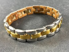 Energetix Armband bicolor auf Kupferlegierung schwere Qualität 2 Magnete L 18cm