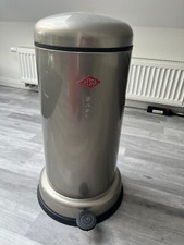 Wesco Baseboy Abfallsammler aus Edelstahl Farbe Neusilber - 20 L