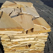 Polygonalplatten,Bruchplatten,Quarzit,Natursteinplatten,gelb 1,3-2,5 cm