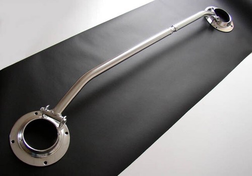 Aluminium domstrebe poliert - aluminium,