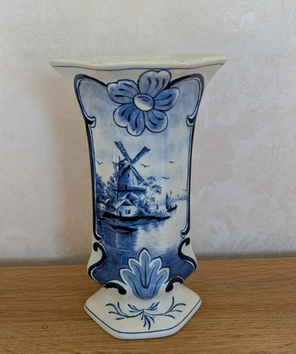 Vase delft windmühle 24 - vase,
