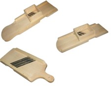 Gemüsehacker aus Holz - Schneider Reibe Hobel für Kohl Obst alle Größen