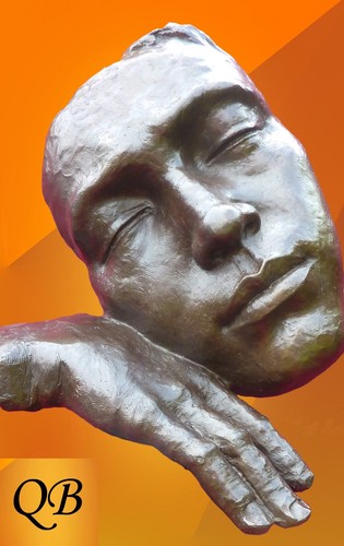 Art deco bronze figur - art,