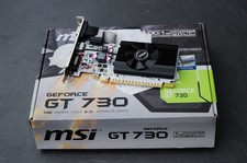 MSI GeForce GT 730 Grafikkarte 1GB DDR5 DVI/VGA/HDMI - in OVP