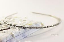 Haarreif Tiara Diadem Strass Hochzeit Kommunion Brautschmuck Haarschmuck A219