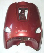 Vespa ET ET4 50 125 Reparaturblech Beinschild Front Rahmen Teil ZAPM04 rosso 848