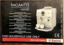 Original Bedienungsanleitung für Saeco Incanto Rondo S-class