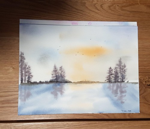 Original bild aquarell - original,