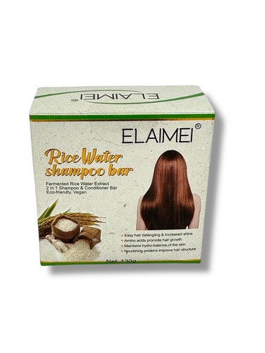 Reiswasser shampoo bar - shampoo, –
