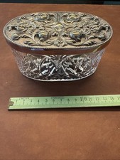 Topazio Dose mit versilbertem