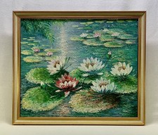 Ölgemälde vom Seerosenteich