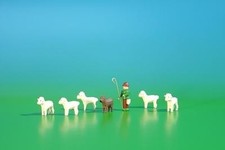 Miniatur schafherde 7 teilig - ,,
