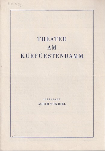Programmheft edmund nick das - programmheft,