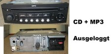  Original Autoradio MP3 PEUGEOT 207 307 807 PARTNER CITROEN C2 C3 C8 BERLINGO