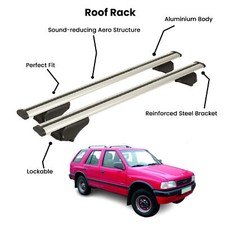 2 Pcs Silver Cross Bars for