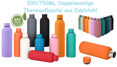Thermosflasche edelstahl - thermosflasche,