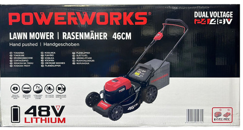 Powerworks akku rasenmäher - powerworks, akku-rasenmäher