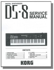 KORG DS-8 SERVICE MANUAL &