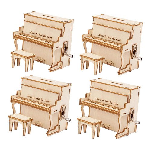 Piano musikbox puzzle - musikbox,