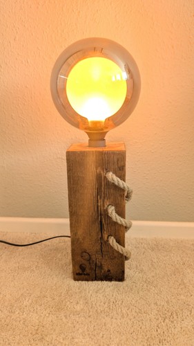Rustikale tischlampe aus - rustikale,