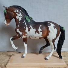 B. Eberl-Resin Lusitano HAVANO als Barockpinto -  Modellpferd