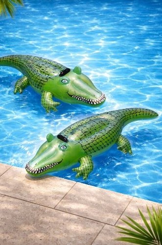 Aufblasbarer alligator - aufblasbarer,