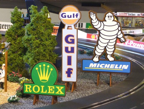 Slotcar werbetafel 3er set - slotcar,