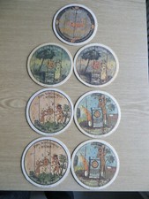 7 sehr schöne alte Bierdeckel