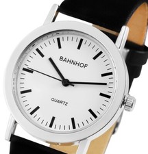 BAHNHOF Herrenuhr Damenuhr