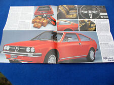 Prospekt  Faltprospekt Alfa Romeo Alfasud Sprint Deutsch 245x150 mm