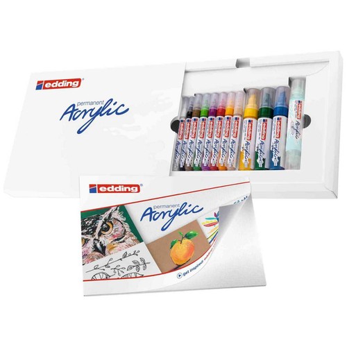 Edding acryl starterset basic - edding, acryl-starterset