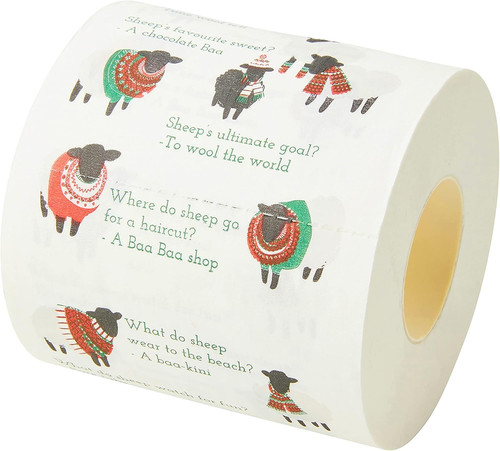 Weihnachts-Toilettenpapierroll
