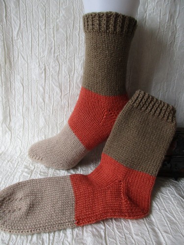 Wollsocken handgestrickt